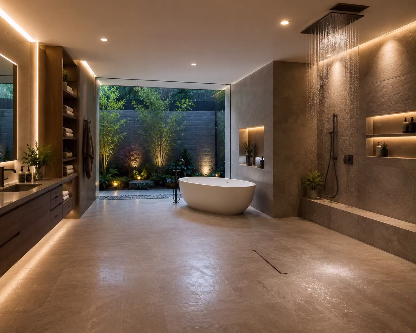 Coastal Spa Bathroom