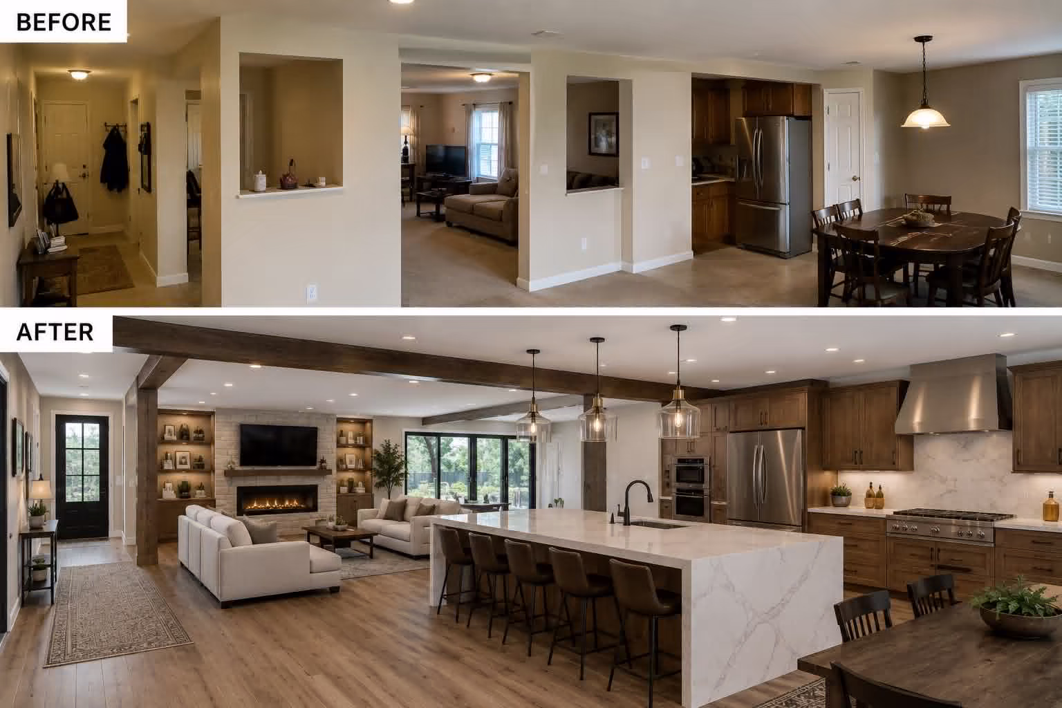 Golden Glow Kitchen